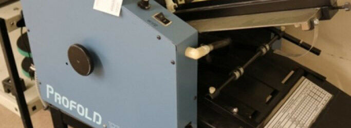 PROFOLD Elite 500 VF Vacuum Feed Paper 14 x 20 Folder Stand Coated Stocks Stand