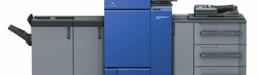 Loaded w Options LOW Clicks Konica Minolta Bizhub PRESS C1100 Digital Press